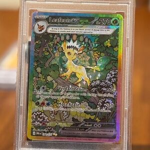 PROXY FAN MADE Leafeon EX Pokémon Card PSA10